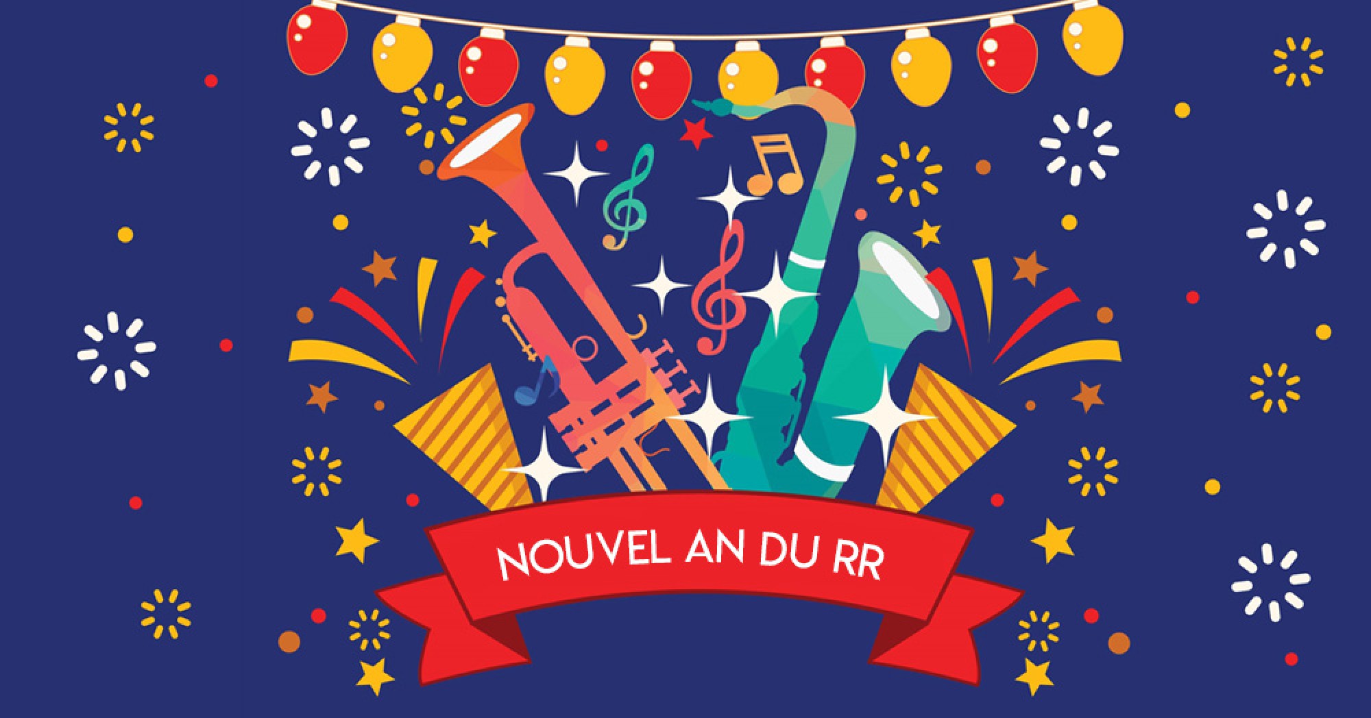 2 grands sifflets de fête pour soirée du Nouvel An en 2023