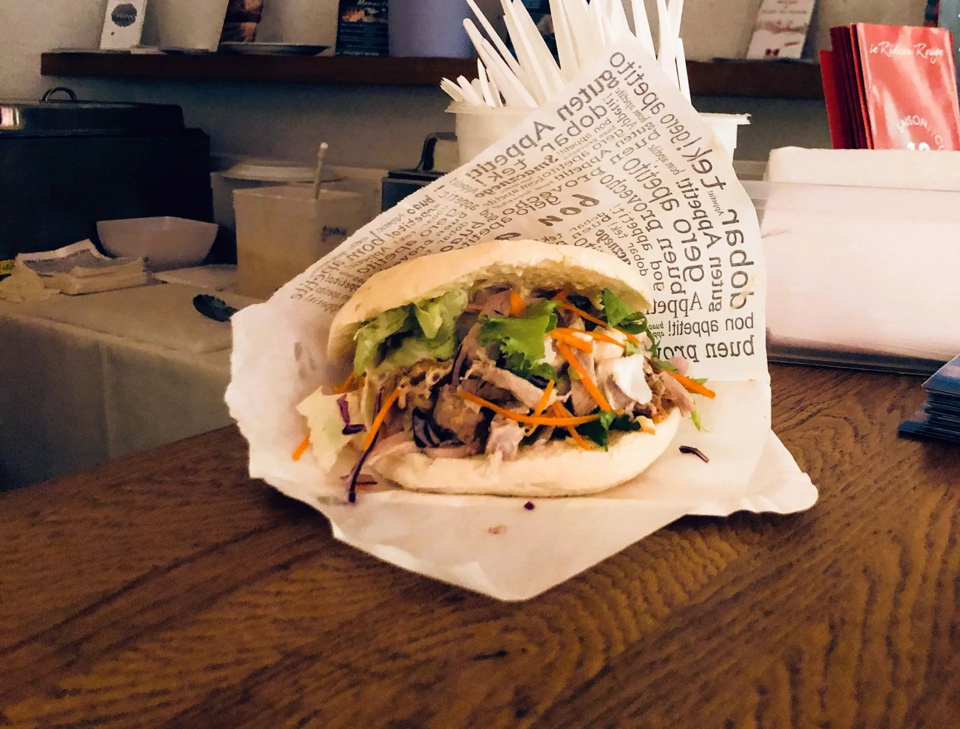 Pain cochon, formule street-food du Rideau Rouge