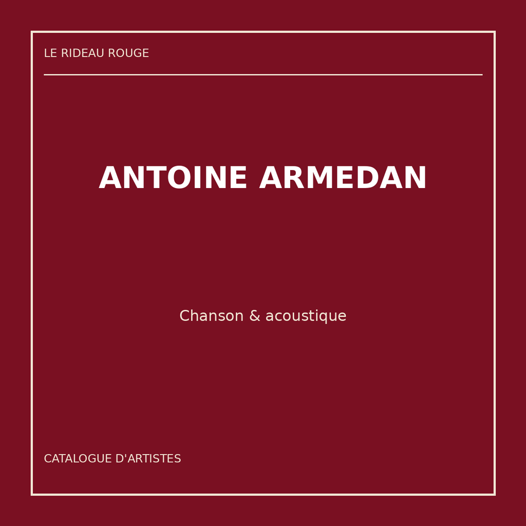 [ART0016] Antoine Armedan